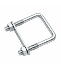 Clema zincata pentru prindere panou bordurat tip U 40 x 40 mm